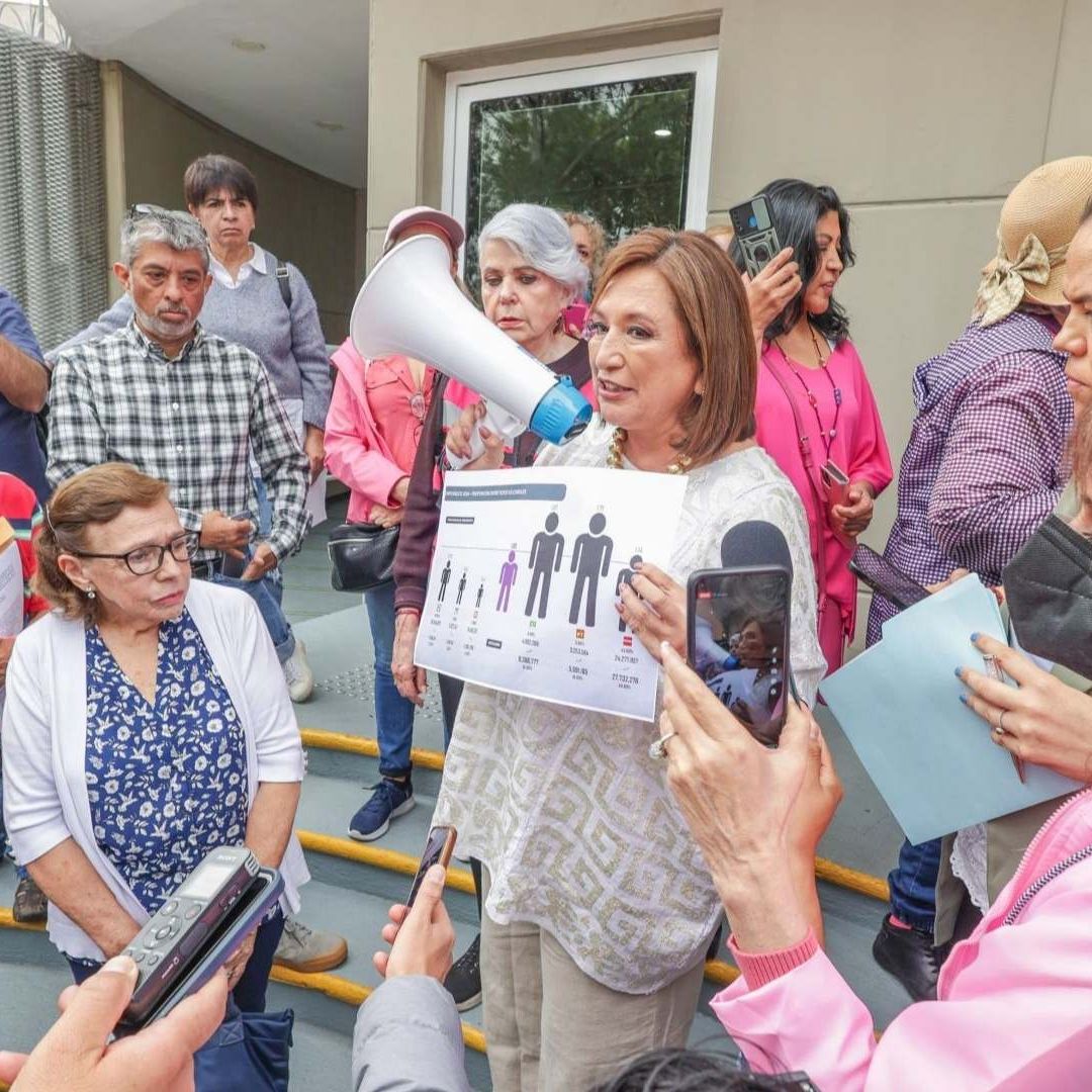 El documento compartido por Gálvez promueve “un juicio para la protección de los derechos político-electorales del ciudadano” a fin de impugnar la vulneración del derecho al voto igualitario