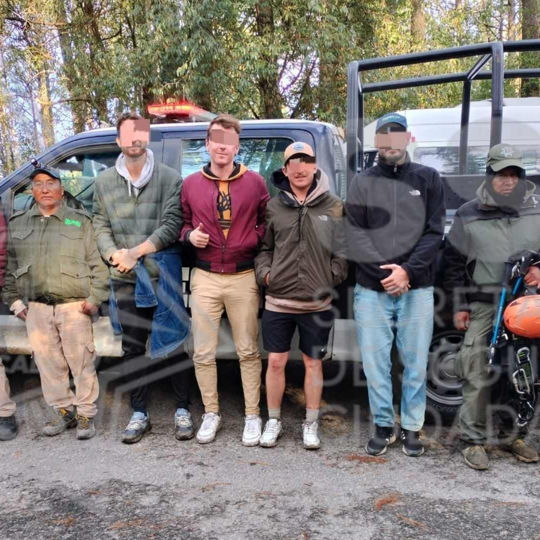 Alpinistas Franceses Extraviados y Rescatados en el Parque Nacional La Malinche, Tlaxcala