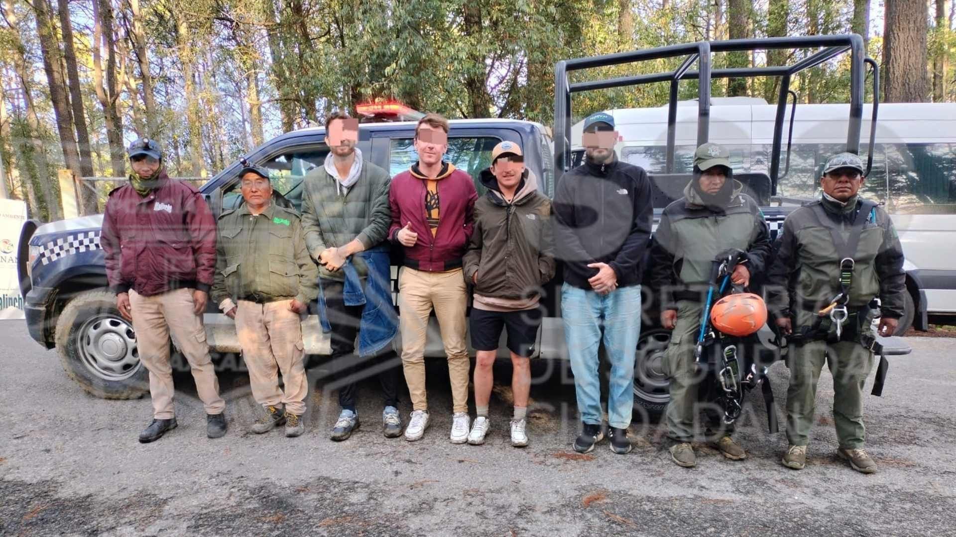 Alpinistas Franceses Extraviados y Rescatados en el Parque Nacional La Malinche, Tlaxcala