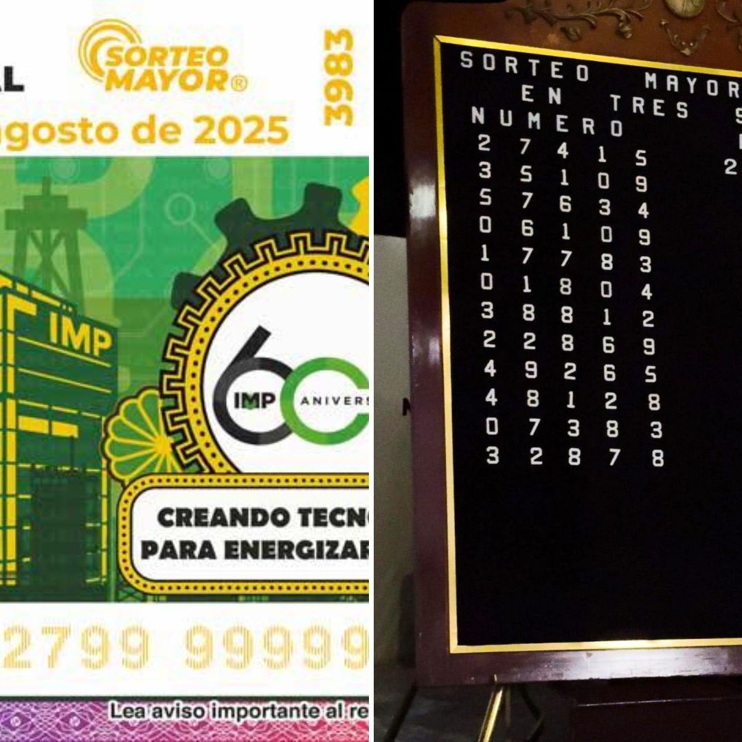 ¿Dónde Cayó Premio Mayor de Lotería Nacional 19 de Agosto 2025? Checa Tu Cachito de Sorteo Mayor 3983