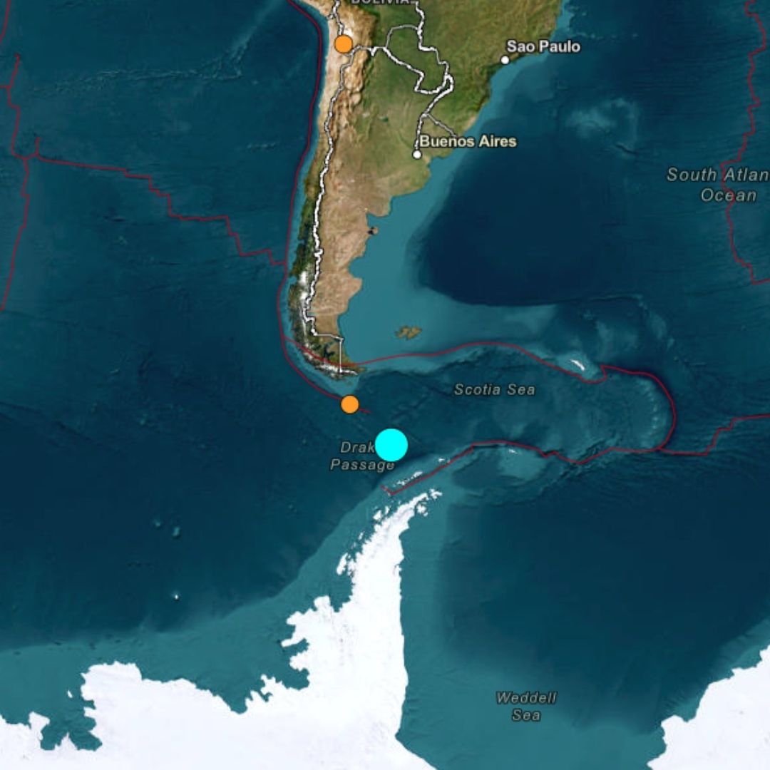 Sismo Magnitud 7.5 Sacude Sudamérica y Antártida Hoy: Activan Alerta de Tsunami