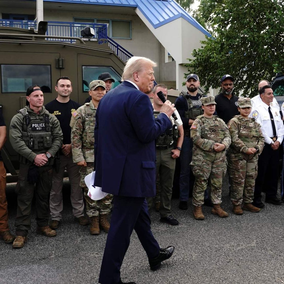 Trump Patrullará la Noche de este Jueves Calles de Washington DC con Policías y Guardia Nacional