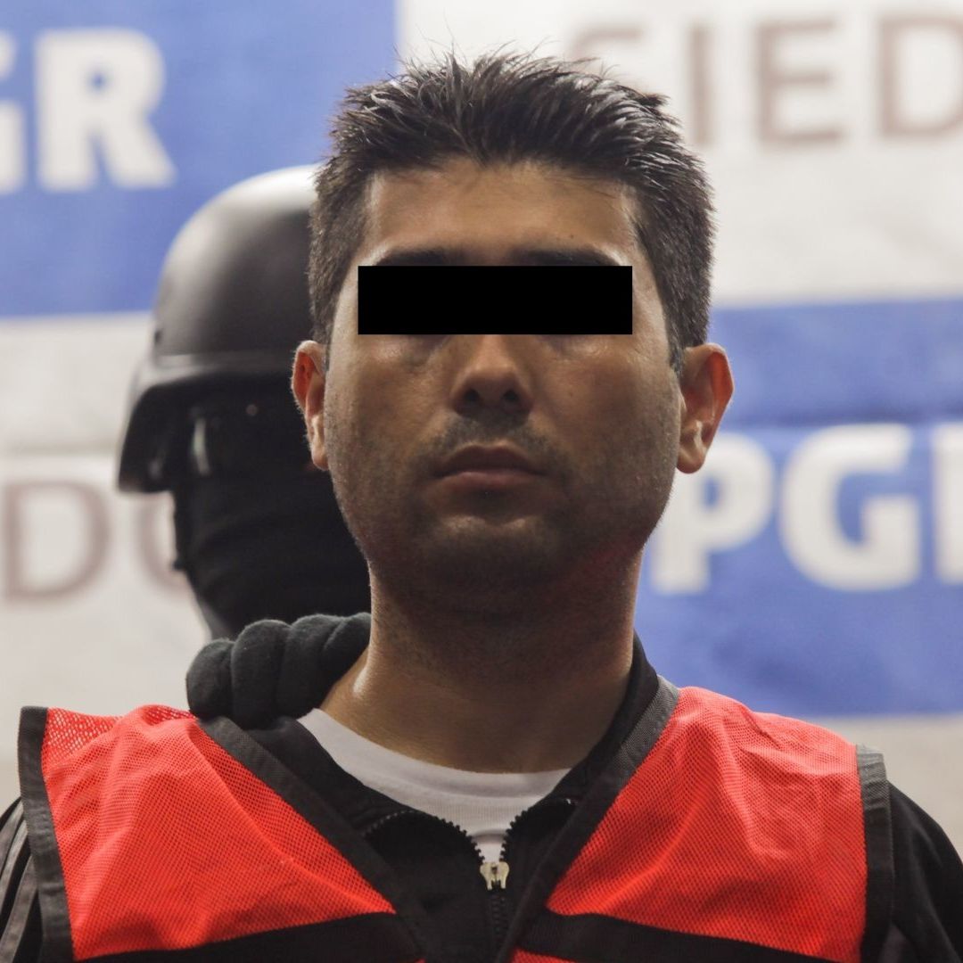 Erick Valencia Salazar, ‘El 85’, cuando fue presentado en la SIEDO en marzo de 2012