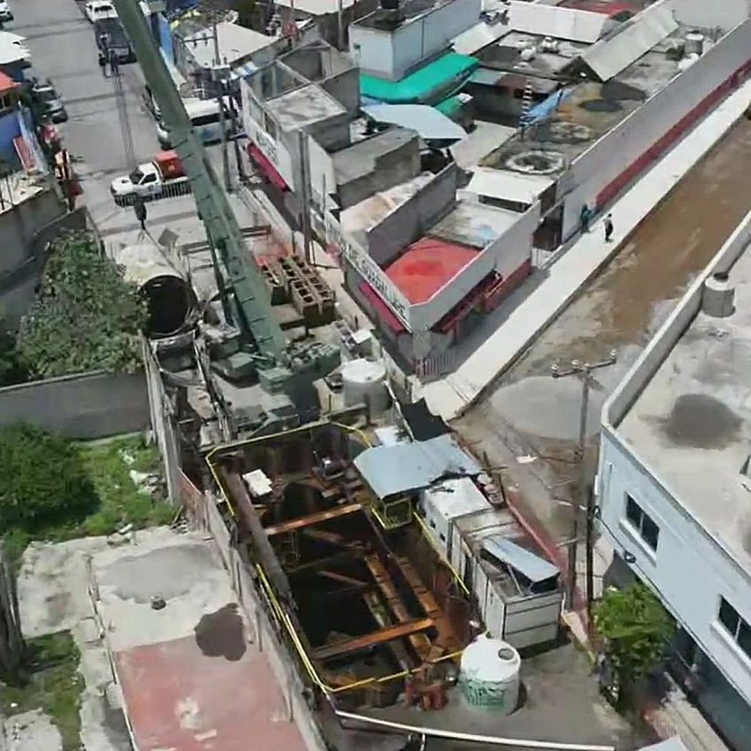 Reactivan Obras de Colector Solidaridad en Chalco, Edomex, Ante Semanas de Inundaciones