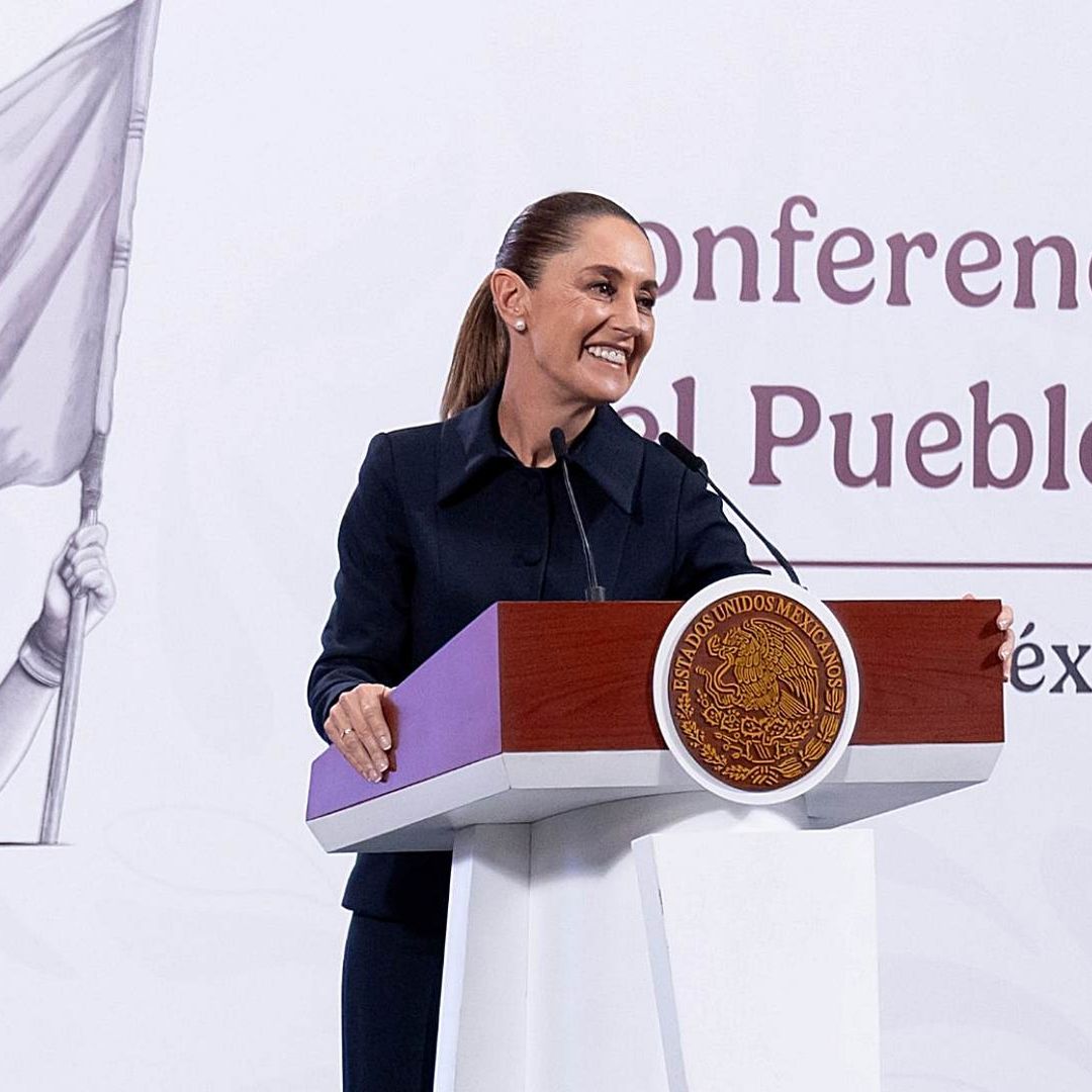 Claudia Sheinbaum durante conferencia de prensa