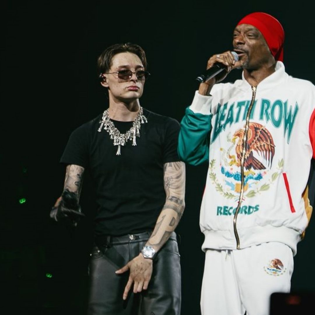 Snoop Dogg sorprende en conicerto de Peso Pluma