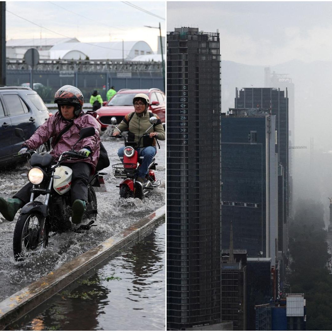 Lluvias y frío en Ciudad de México