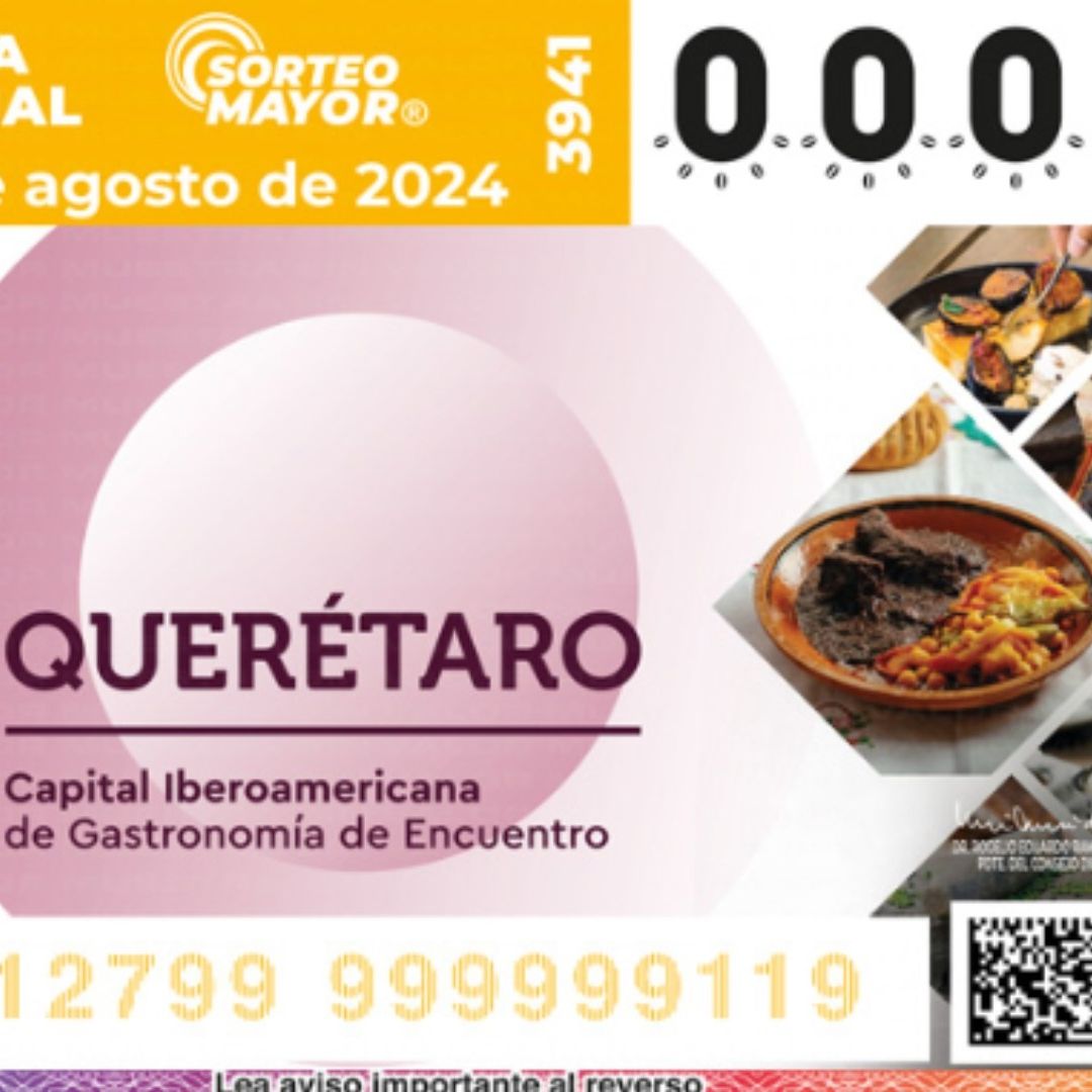 Resultados Lotería Nacional Hoy 27 de Agosto 2024: Billete del Sorteo Alusivo a Querétaro
