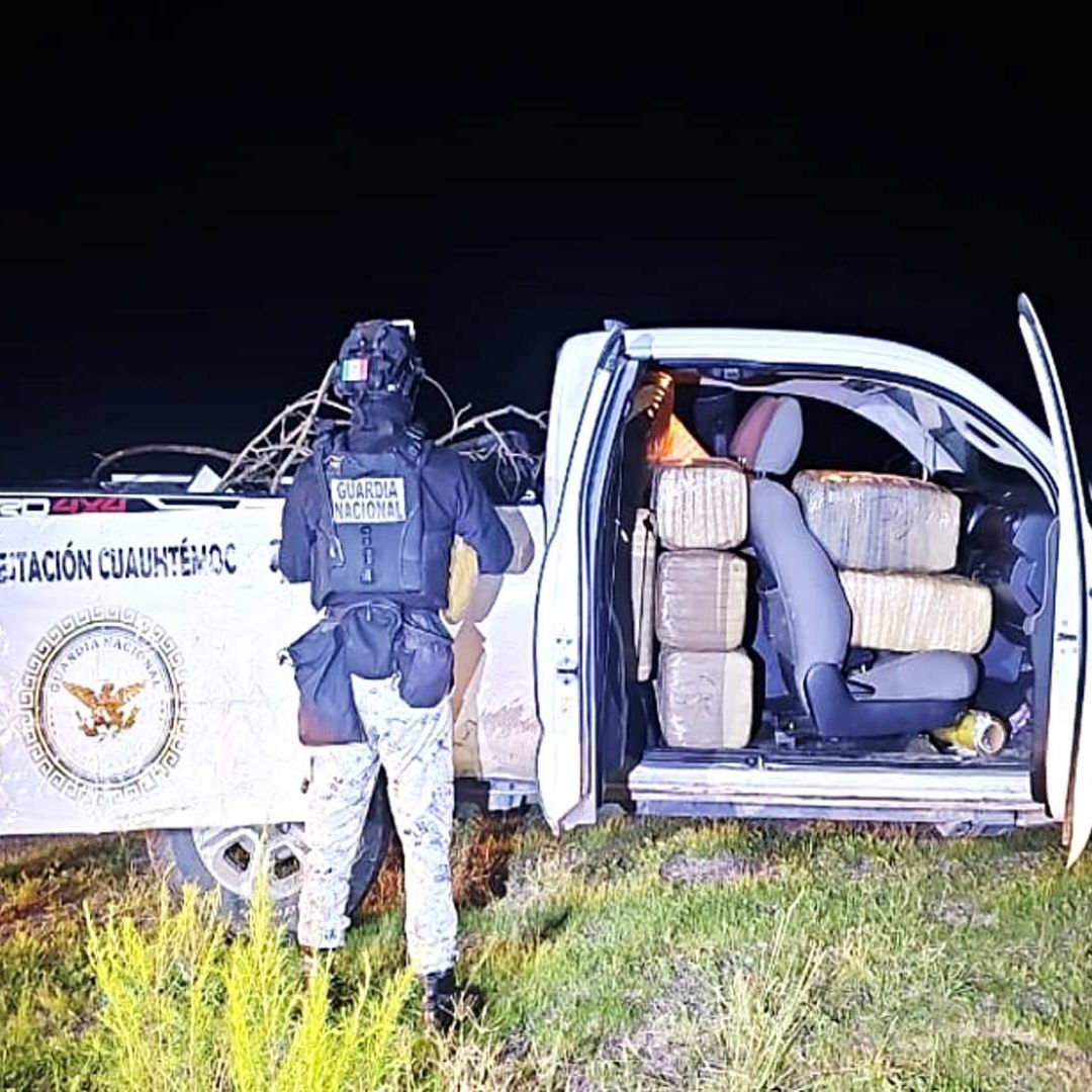 Decomiso en Sonora como parte de la estrategia Frontera Norte