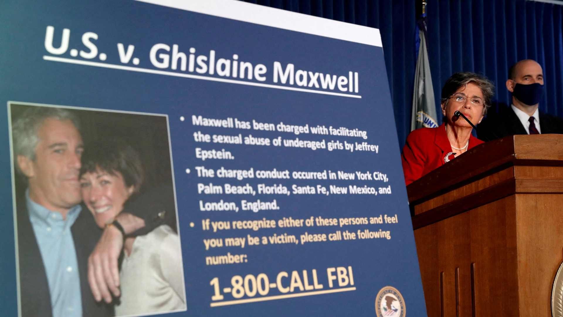 Departamento de Justicia de EUA Publica Entrevista de Ghislaine Maxwell
