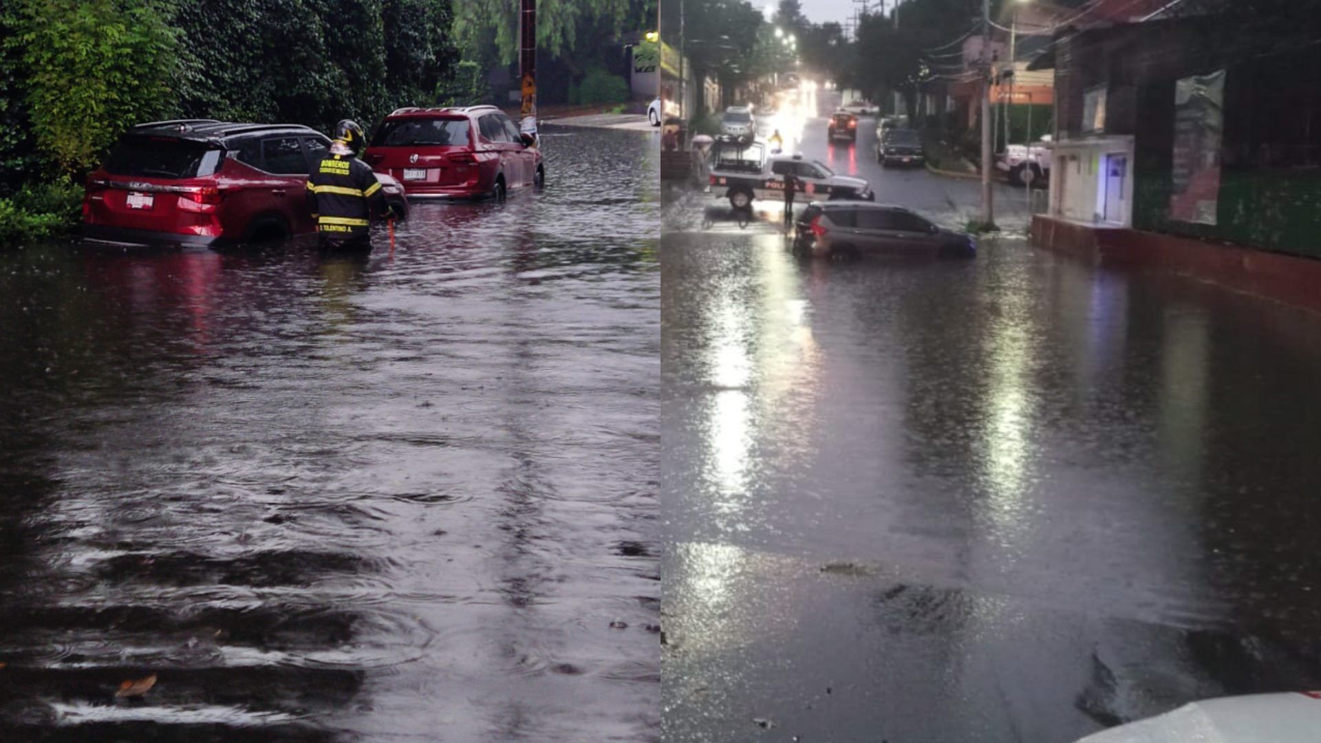 Equipos de emergencia atienden inundaciones en distintas zonas de la CDMX