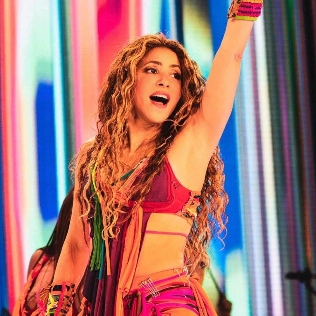 Shakira en su concierto en Chihuahua