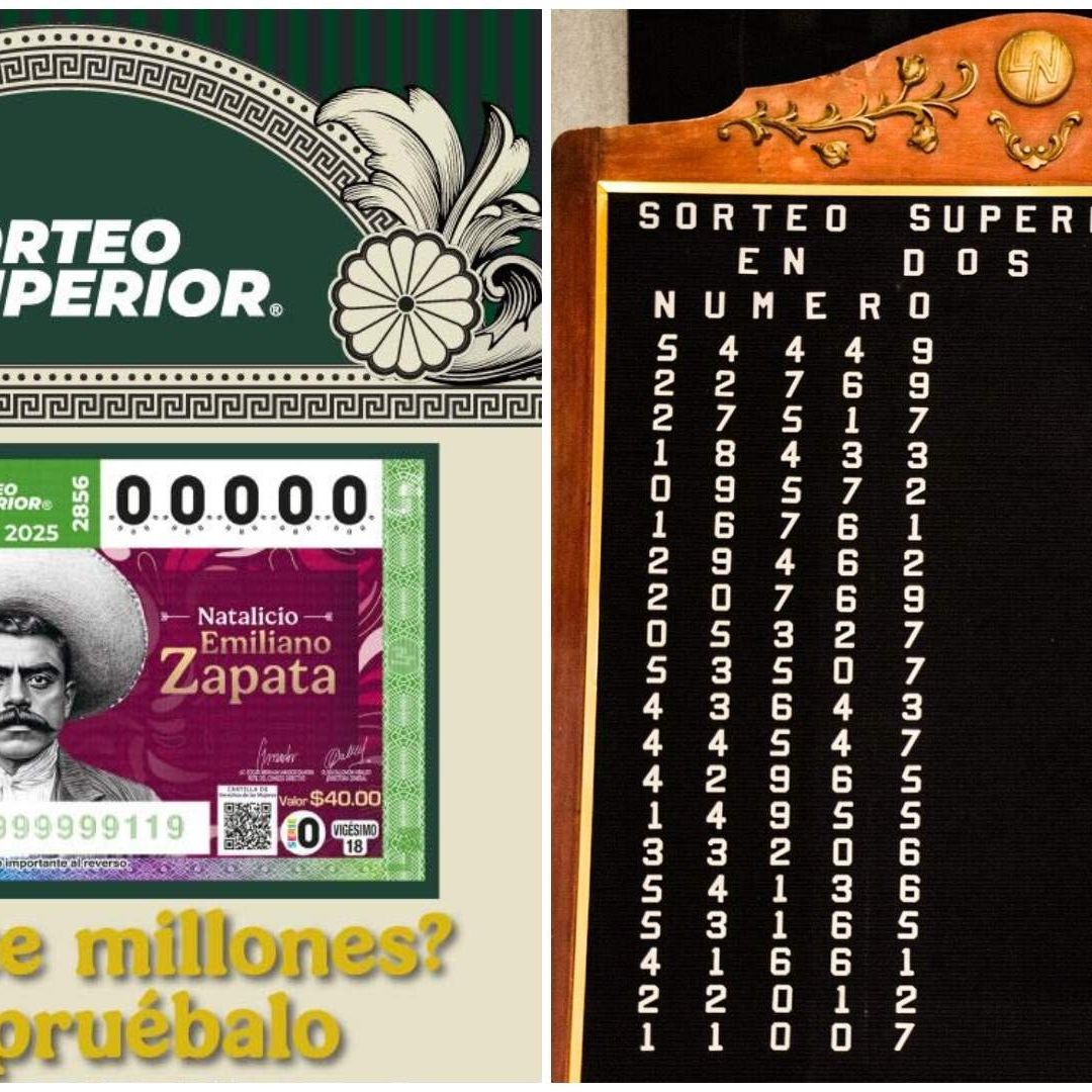 Conoce dónde cayó el premio mayor de la Lotería Nacional este 22 de agosto 2025