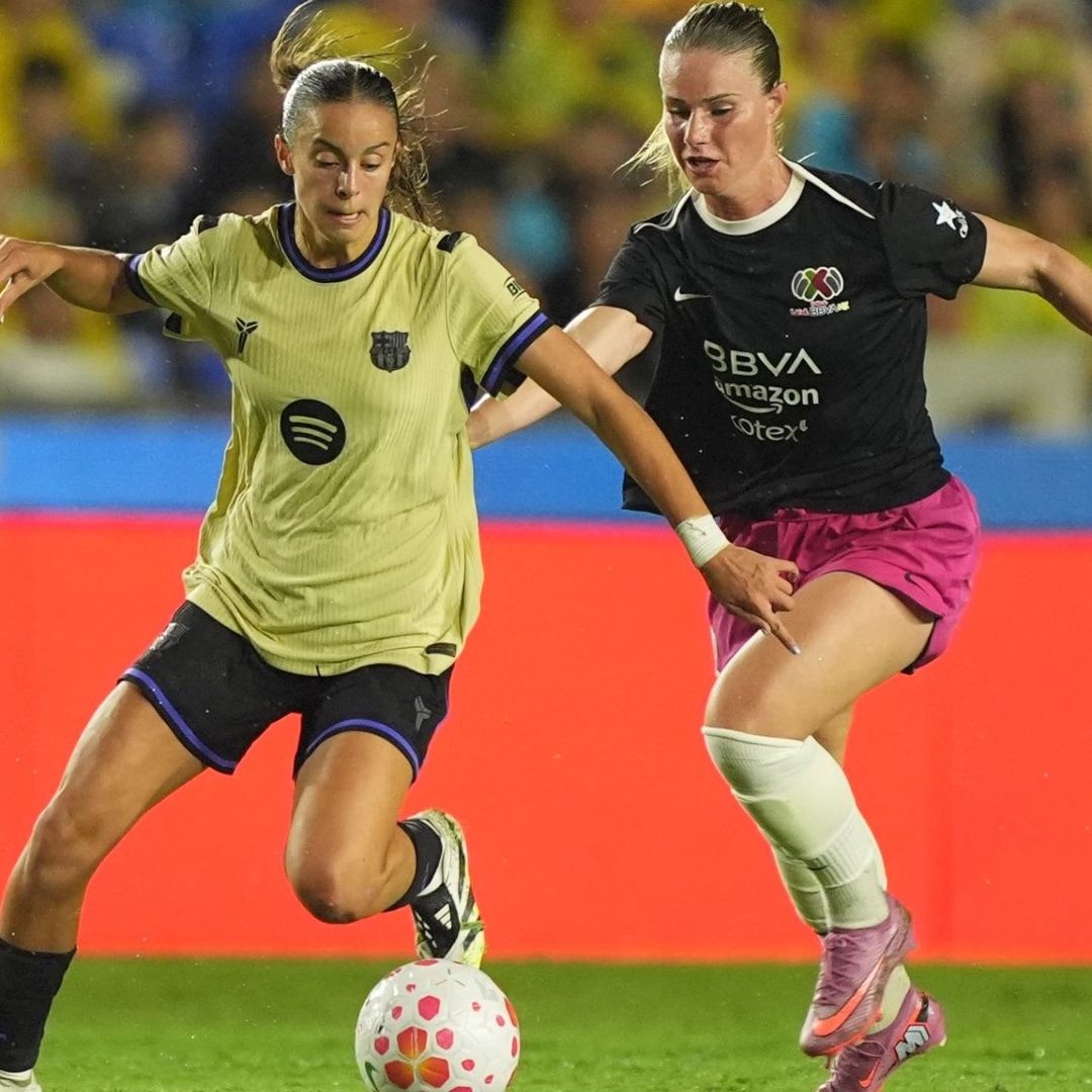 En Penales Barcelona Se Lleva el Triunfo ante Equipo de Estrellas de Liga MX Femenil