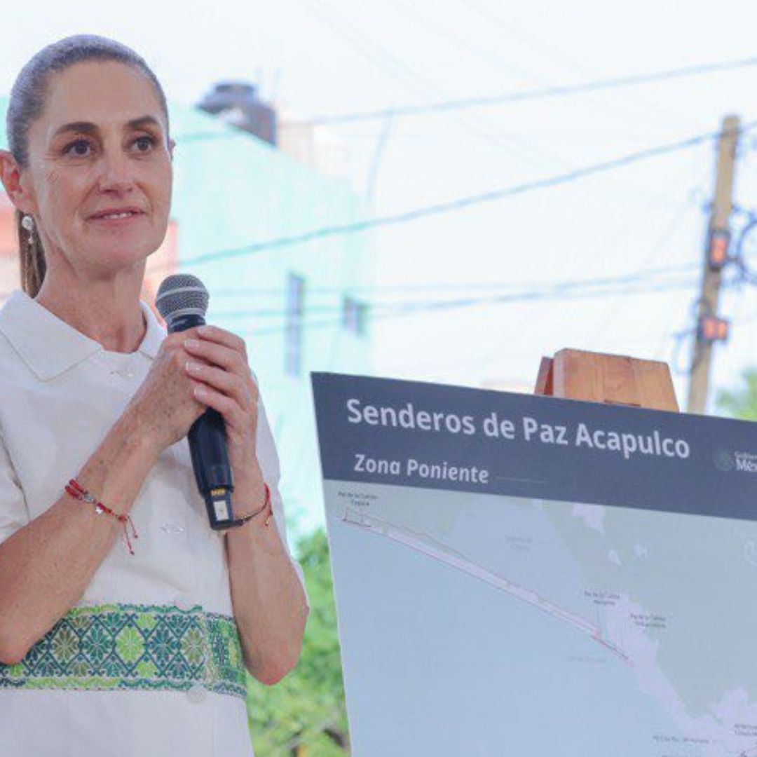 Sheinbaum Da Banderazo a Programa de Senderos Seguros para "Enchular" a Acapulco