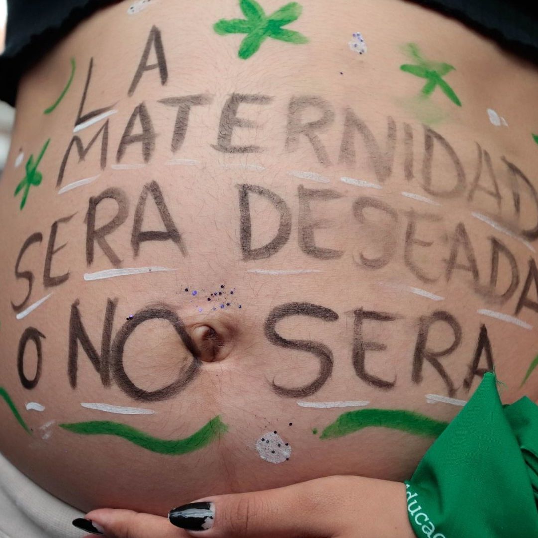 Marcha en favor del aborto en Puebla