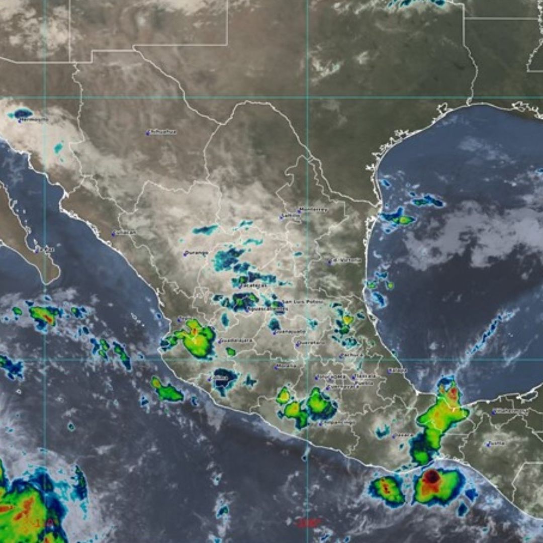 Mapa de Conagua por tormenta tropical Juliette