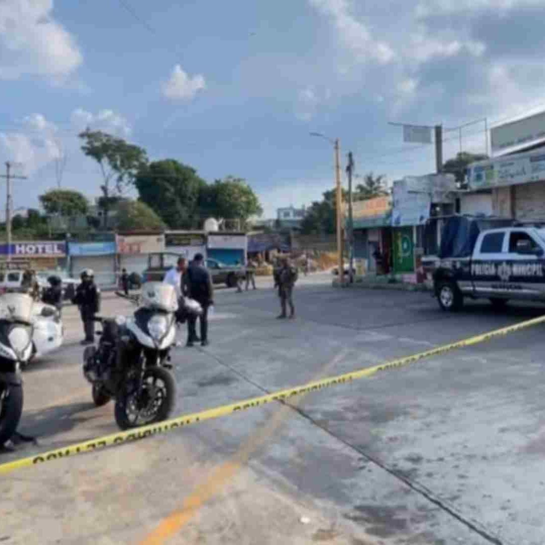 Asesinan a un Hombre en Central de Autobuses en Acayucan Veracruz