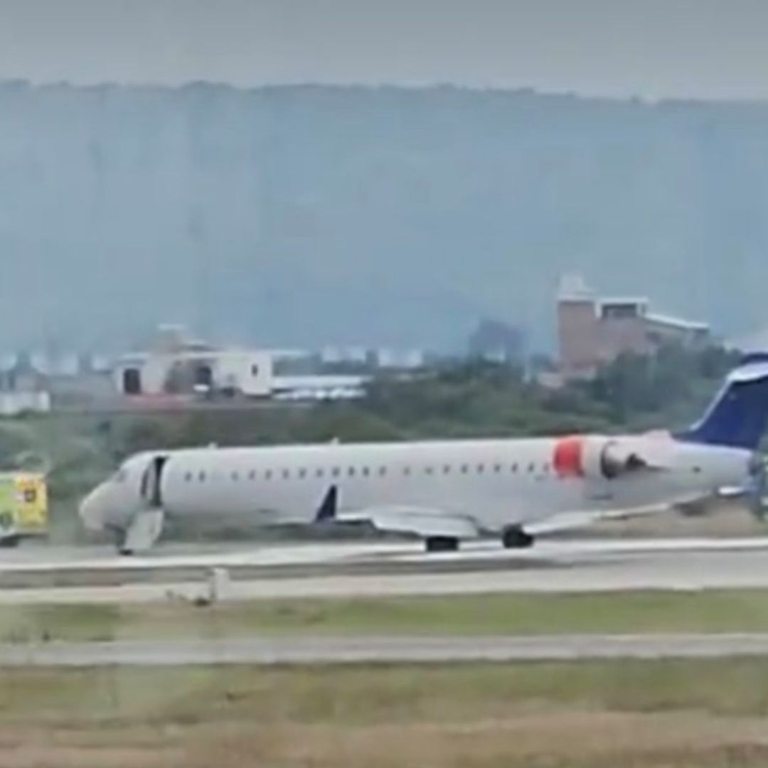 Llanta de Avión se Poncha y Provoca Cierre de Aeropuerto Internacional de Querétaro
