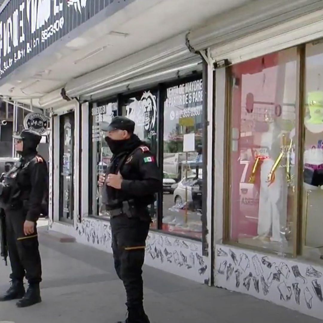 Cateo en negocio por piratería en la zona centro.