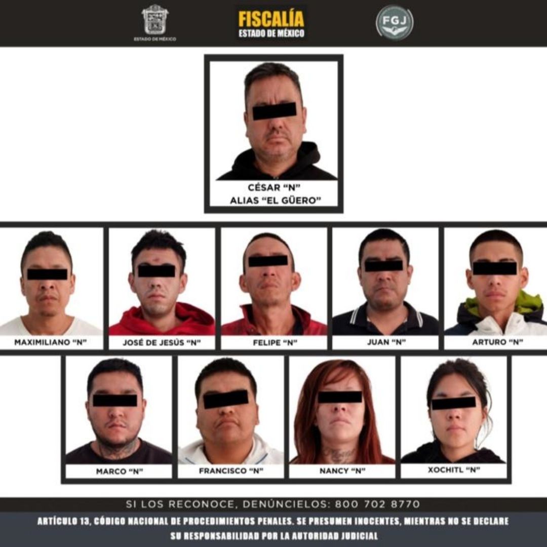 Estas son las 10 personas detenidas por el asesinato de la niña Dulce