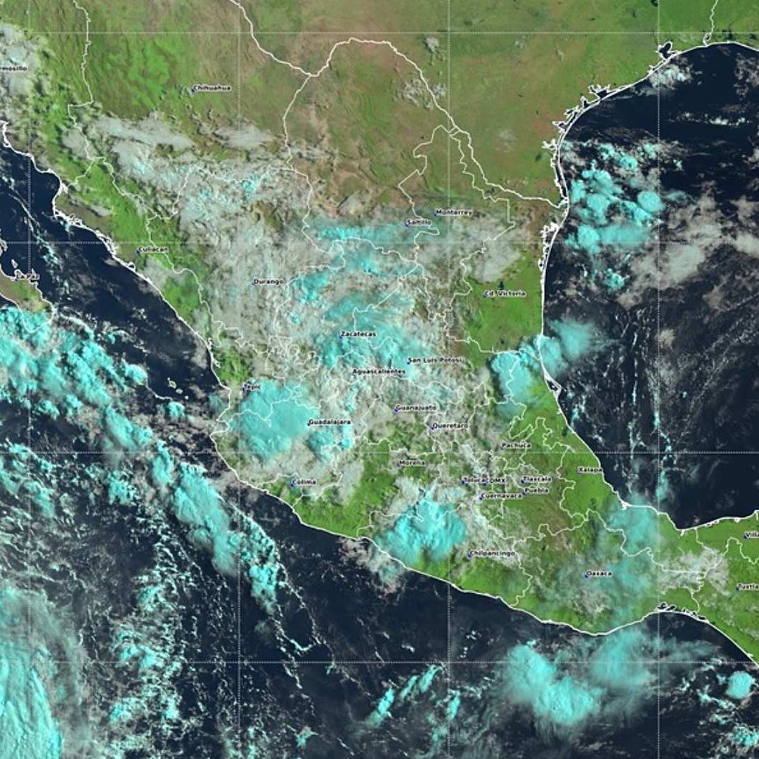 Imagen de satélite de la tormenta Juliette en el Pacífico