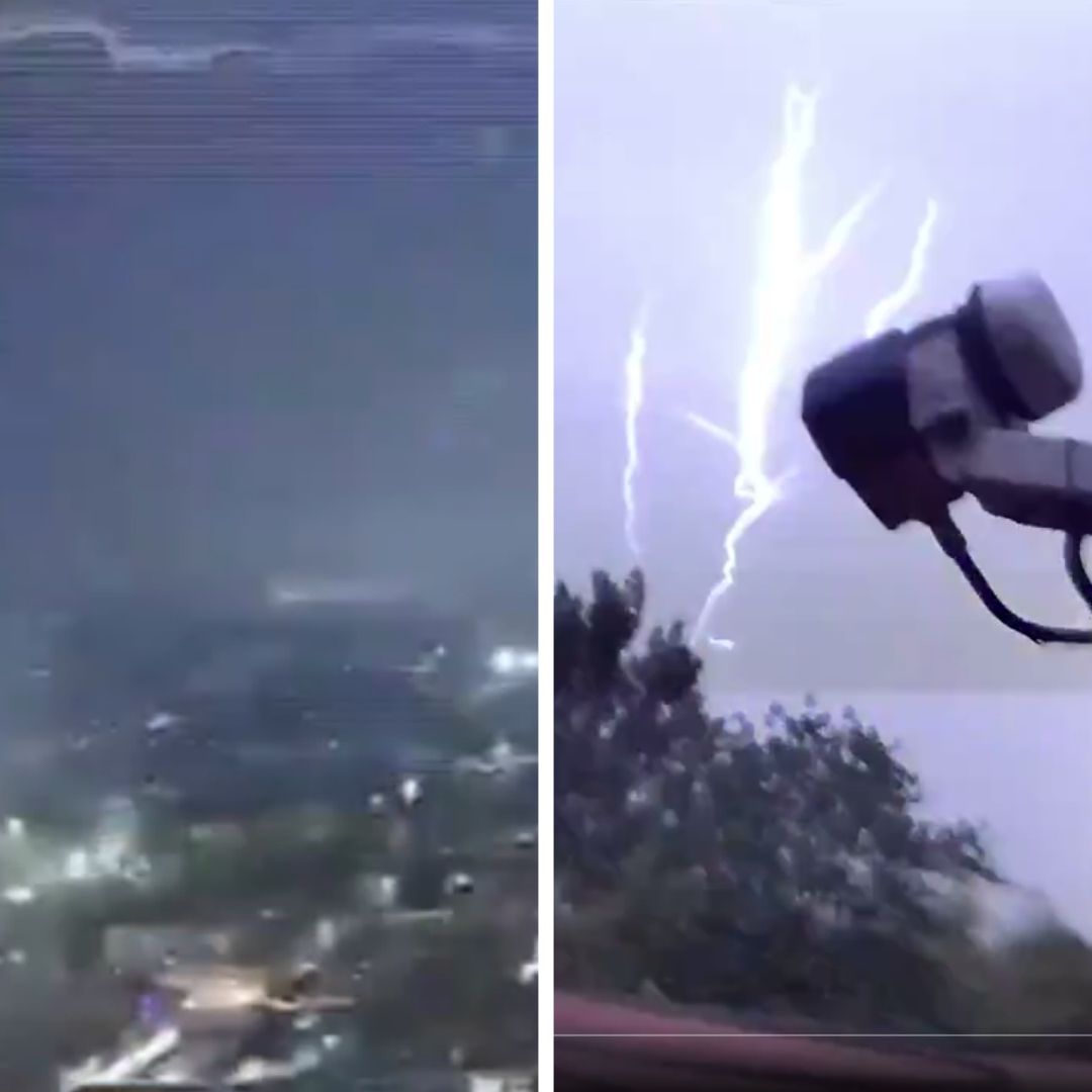 Video | Potente Rayo Cimbra e Ilumina Varias Zonas de la CDMX