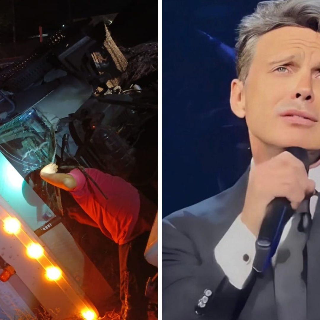 Tractocamión con Escenario de Luis Miguel, Se Accidenta a Pocos Días del Concierto