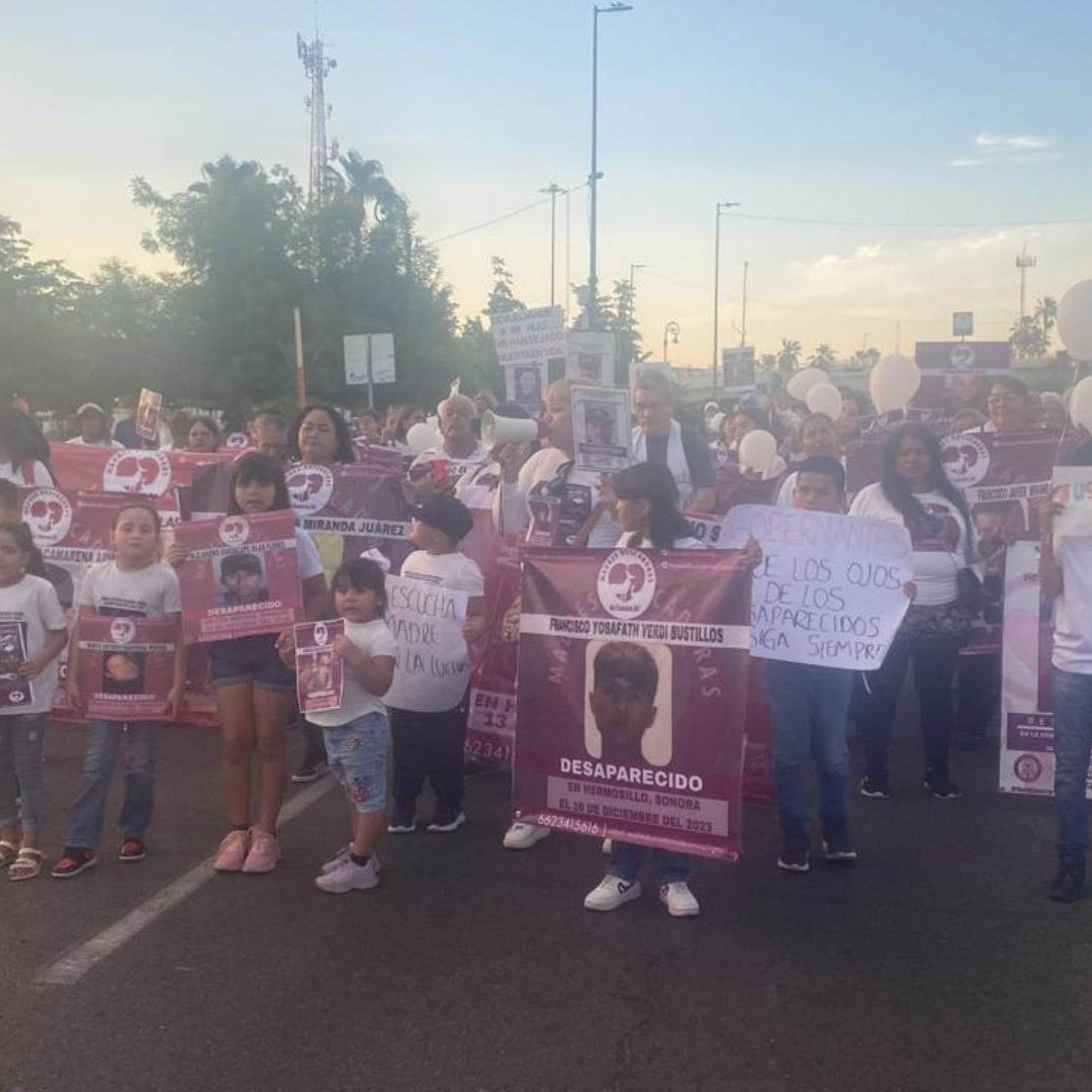 Colectivos de Búsqueda Realizaron Marcha por Desaparecidos en Sonora
