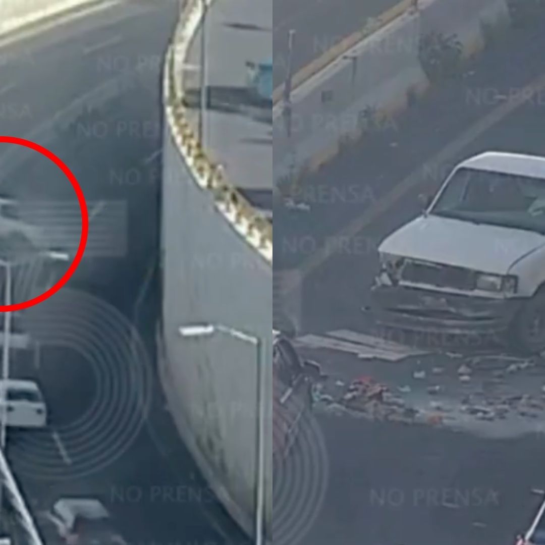 Video de Accidente de Camioneta en Carretera Chiautempan Apizaco en Apetatitlán Tlaxcala