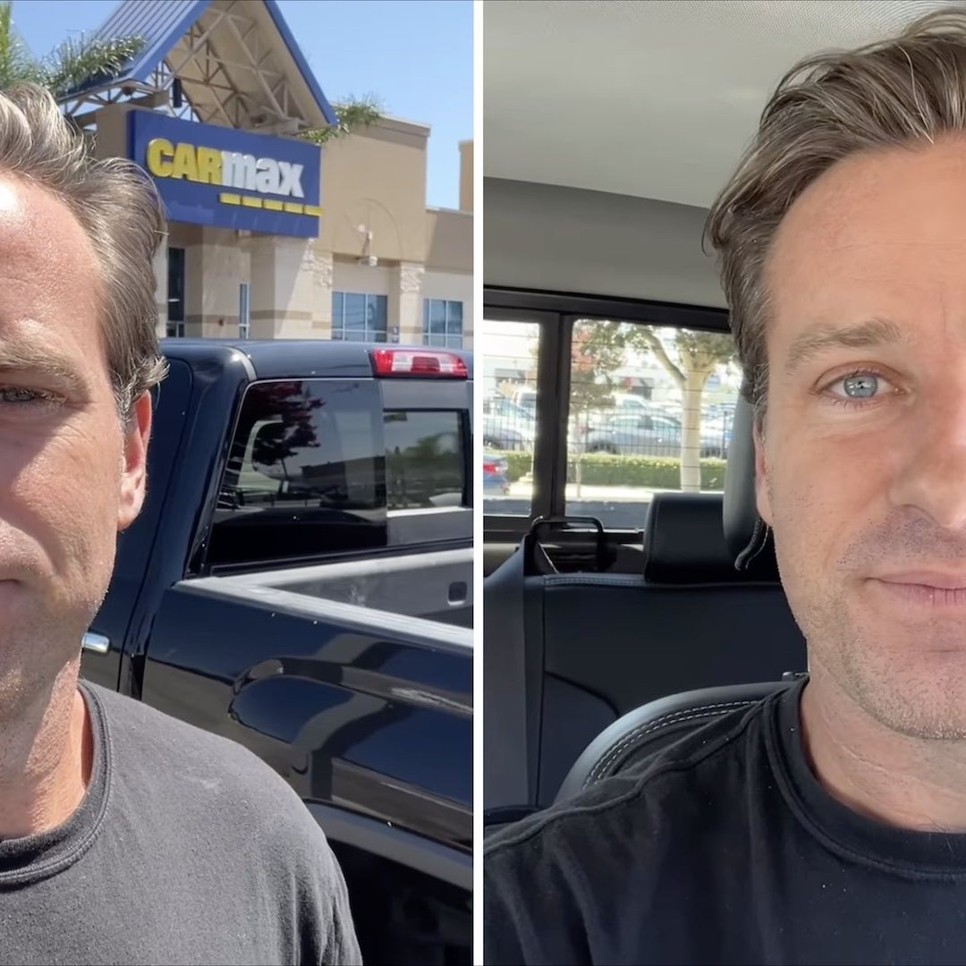 Armie Hammer vende su camioneta porque no tiene dinero