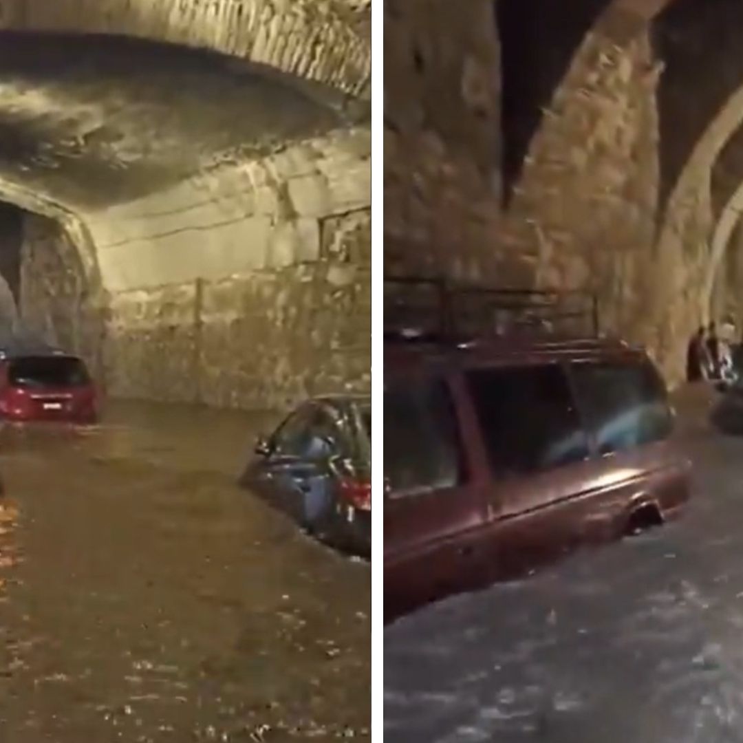 Videos | Inundación Deja Autos Atrapados en 'La Subterránea' en Guanajuato