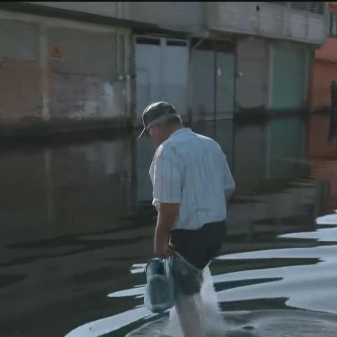 Isidro Peralta enfrenta las inundaciones en Chalco