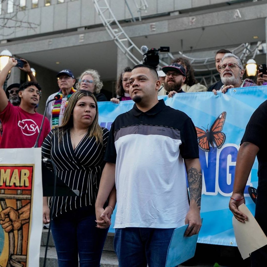 El migrante Kilmar Ábrego