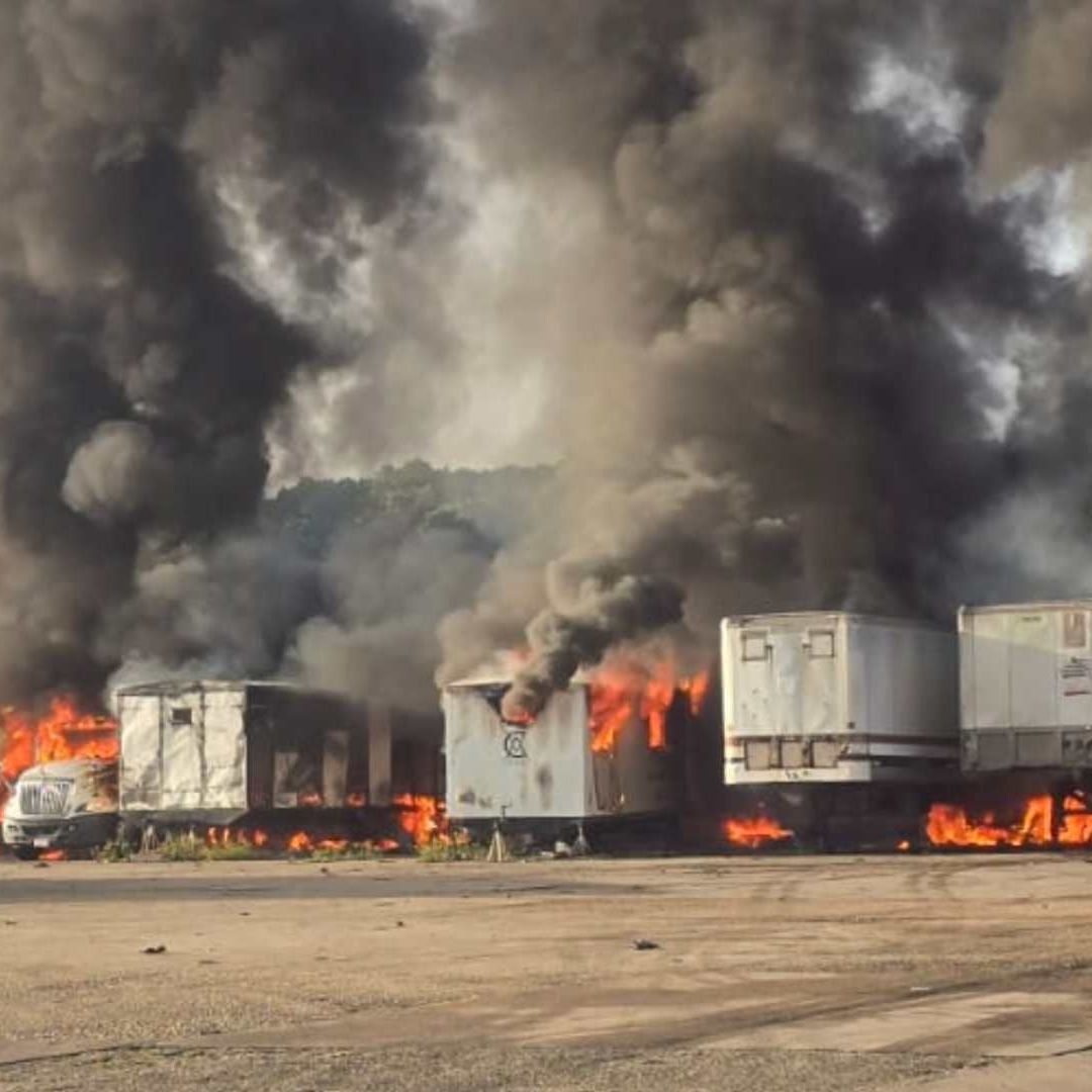 Incendio Estancia de Pipas del Complejo Petroquímico Pajaritos en Coatzacoalcos, Veracruz
