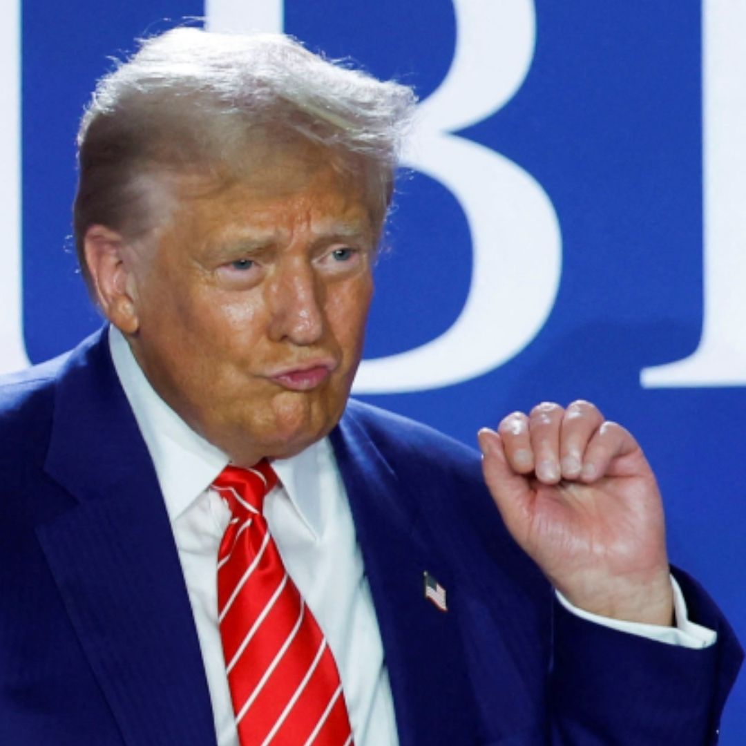 El candidato presidencial republicano y expresidente de Estados Unidos Donald Trump