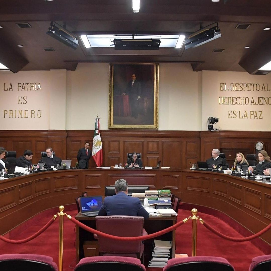 Sesión del pleno de la Suprema Corte de Justicia de la Nación