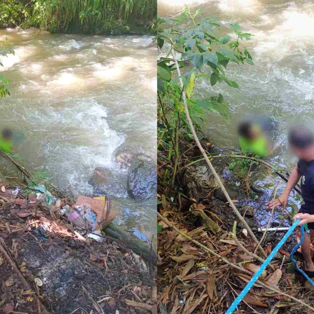 Rescatan a Hombre que Cayó al Río en Coscomatepec Veracruz
