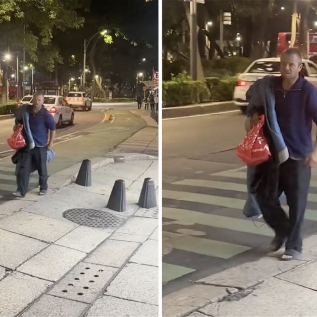 Captan a hombre en situación de calle estadounidense en Reforma