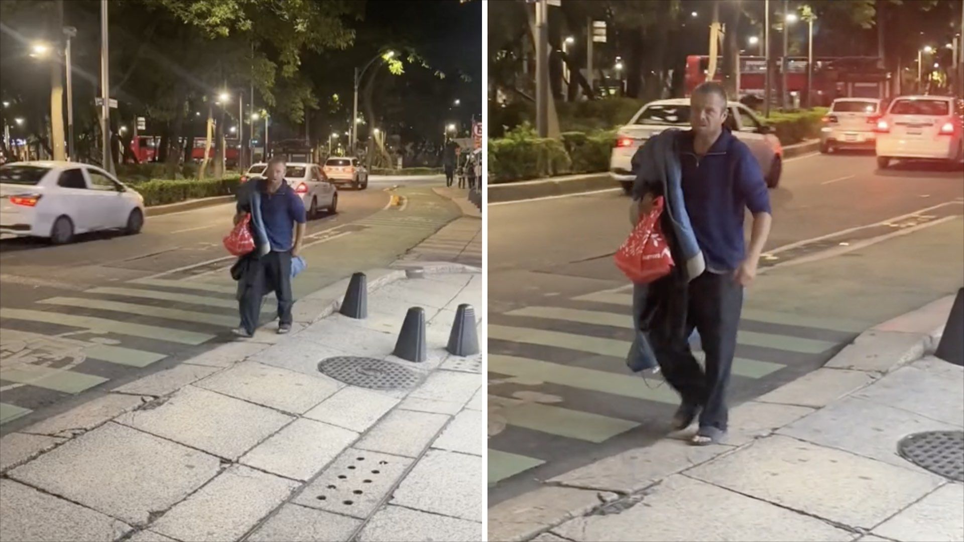 Captan a hombre en situación de calle estadounidense en Reforma