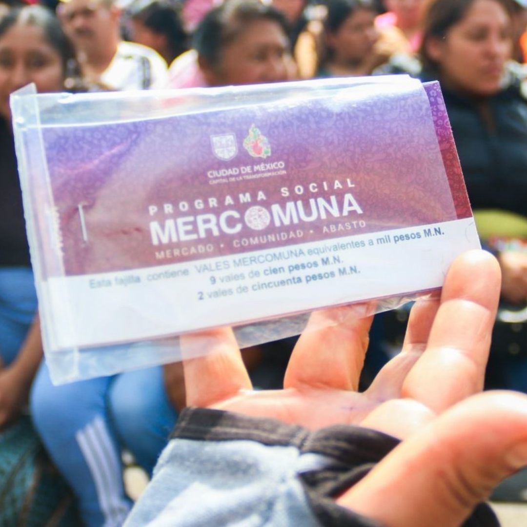 Hay registro a vales de Mercomuna en septiembre 2025 aumentarán beneficiarios de despensa de 3 mil pesos