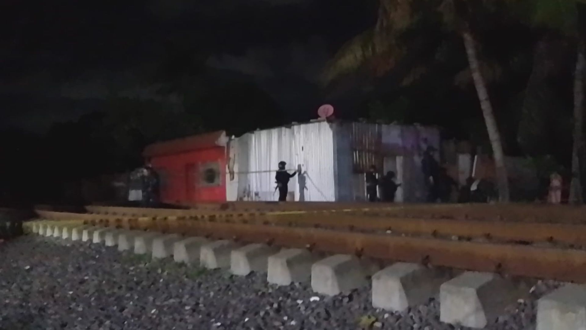 Muerto en las vías del tren de Coatzacoalcos
