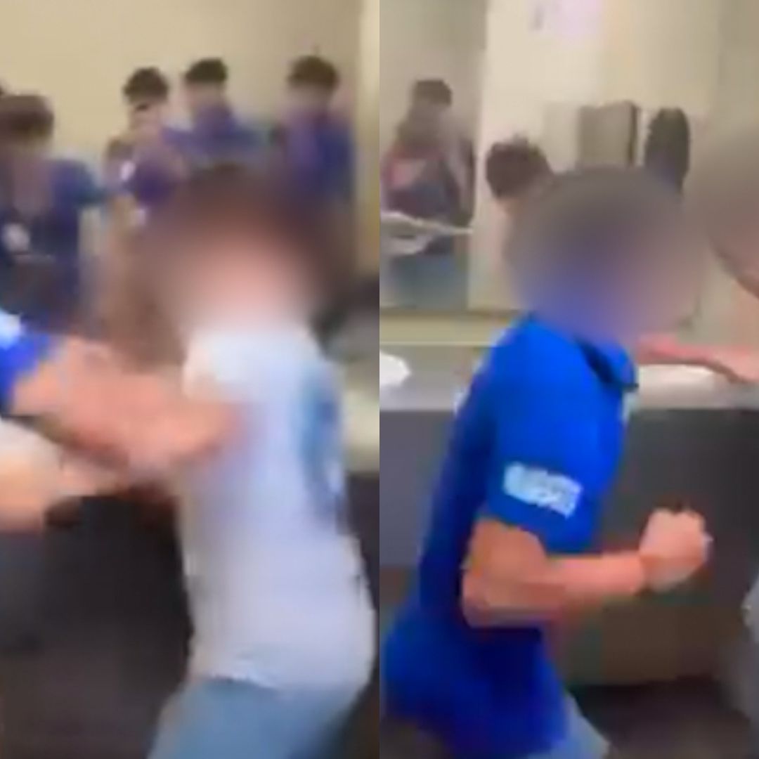 Alumnos de la prepa uno pelean dentro de instalaciones del plantel en el municipio de Apodaca