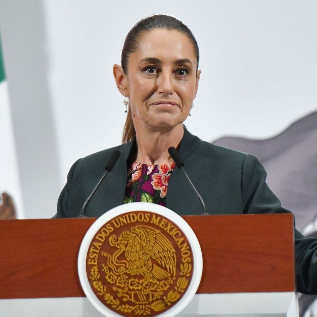Claudia Sheinbaum, presidenta de México, en la conferencia mañanera de hoy, 28 de agosto de 2025
