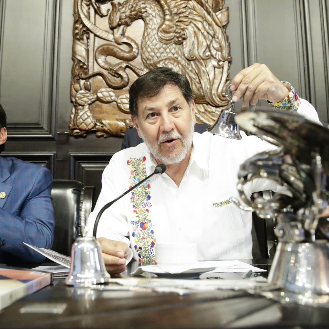 Gerardo Fernández Noroña, presidente de la Mesa Directiva del Senado, 5 de septiembre de 2024. Foto: Senado de República