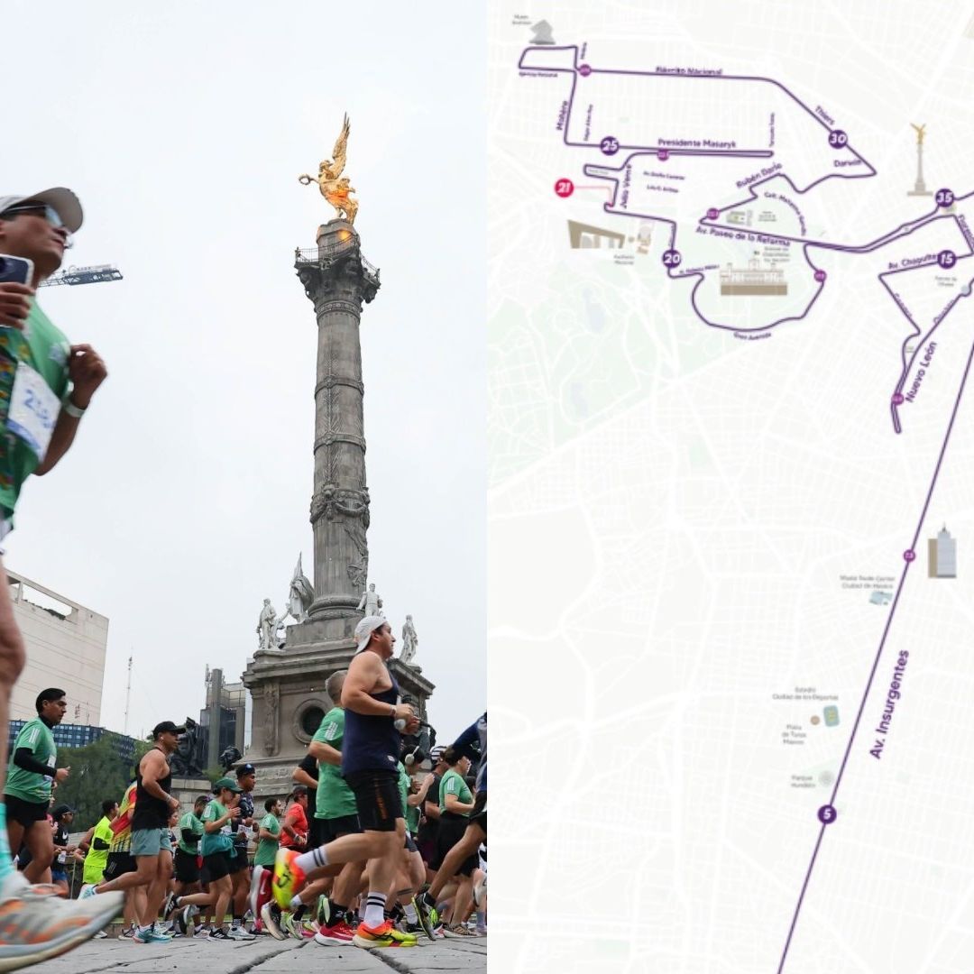 Ruta Maratón de la CDMX 2025: ¿Dónde Pasarán Corredores Calle por Calle? Alternativas Viales