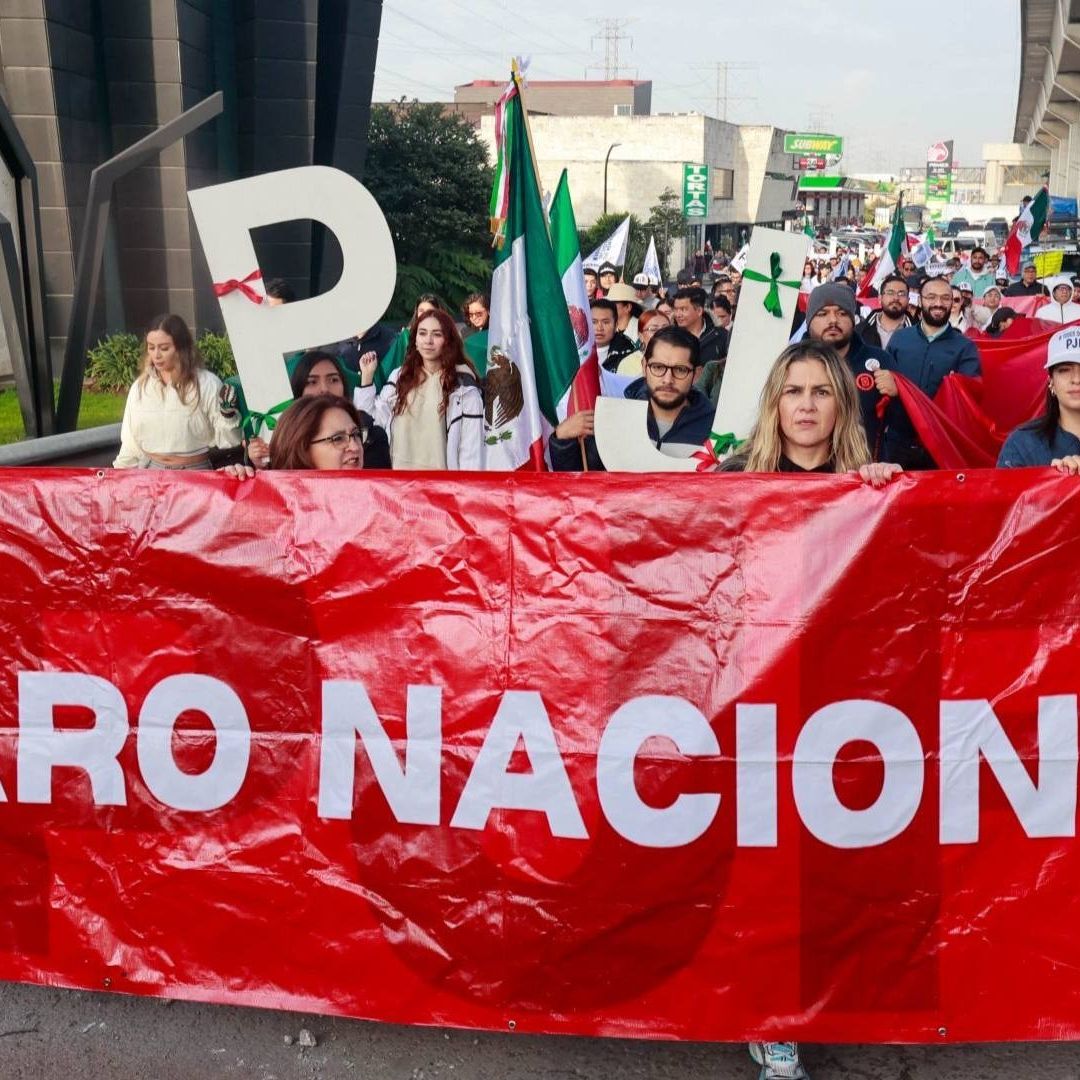 Protesta de trabajadores del Poder Judicial en la CDMX