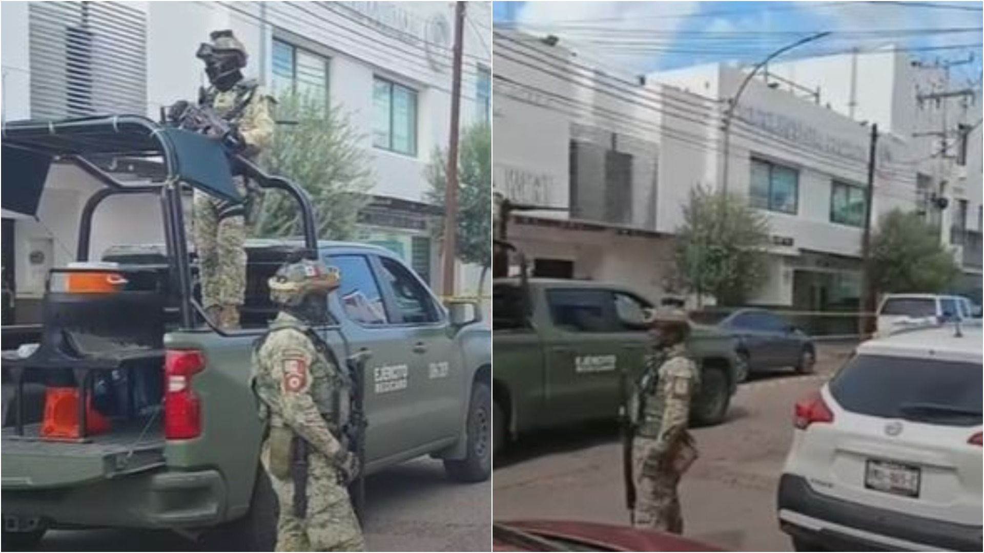 Se realizó un operativo para tratar de dar con los responsables.