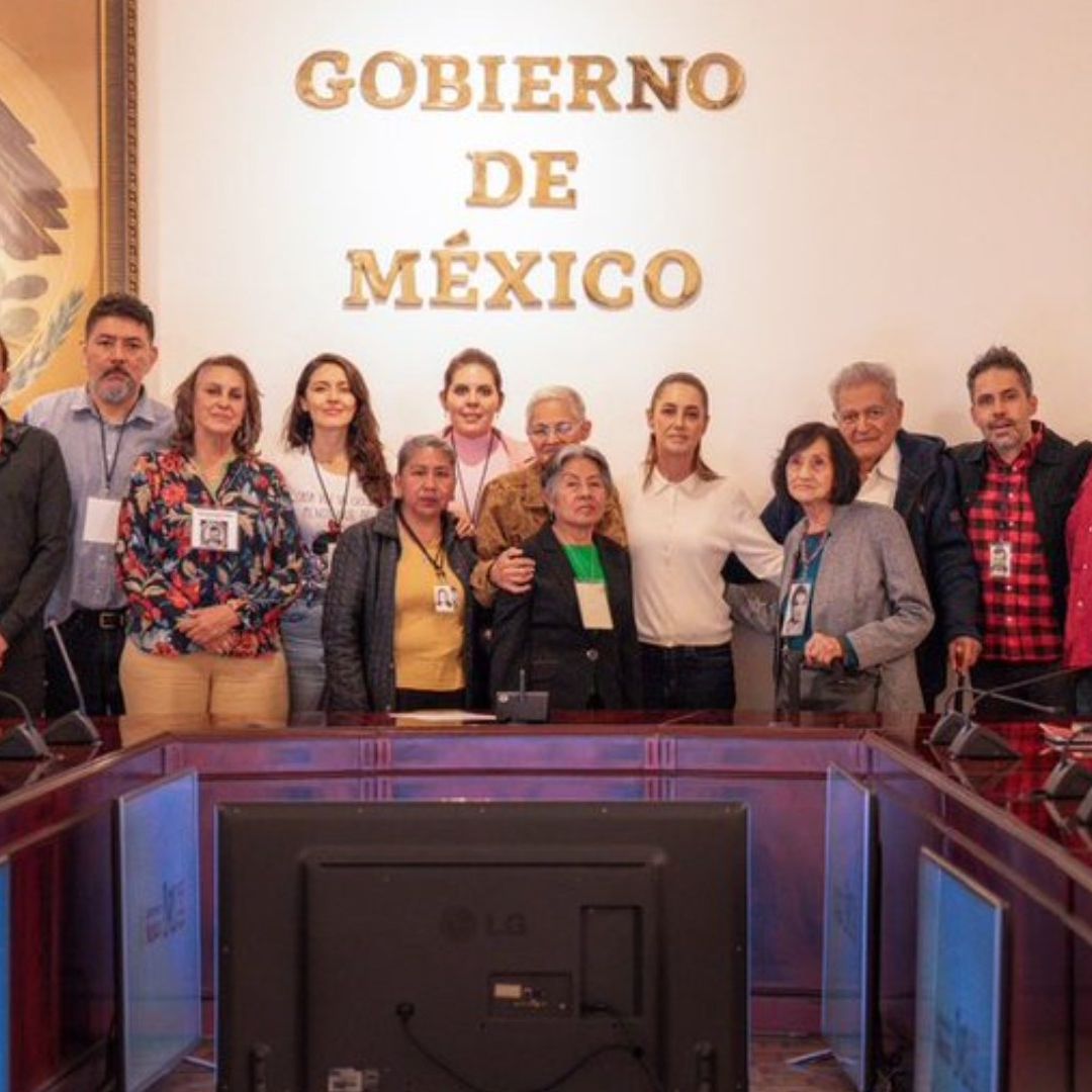La presidenta se reunió en Palacio Nacional con quienes quedan en este Comité