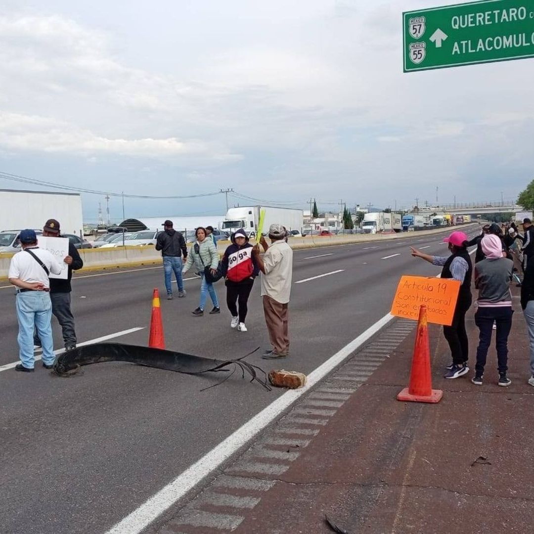 Cierre en autopista México-Puebla